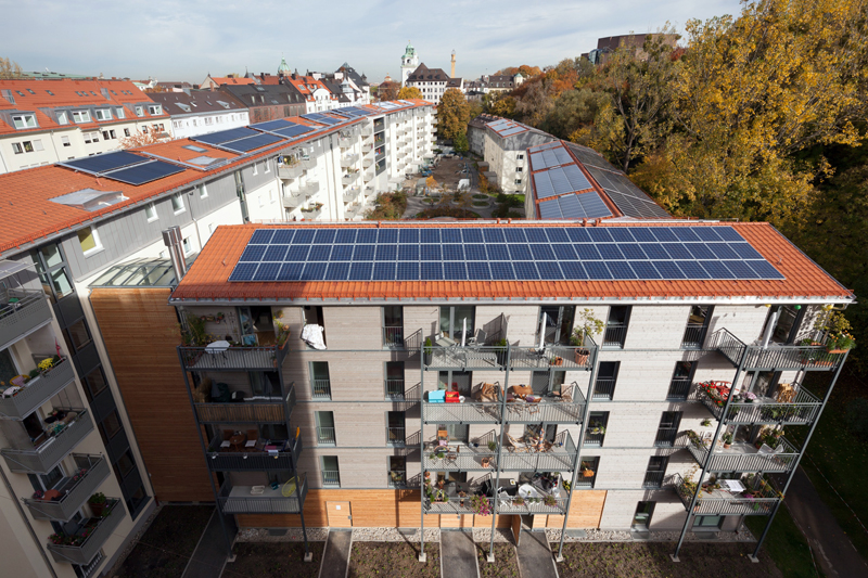 The new look of the "Lilienhof" residential estate The new look of the "Lilienhof" residential estate